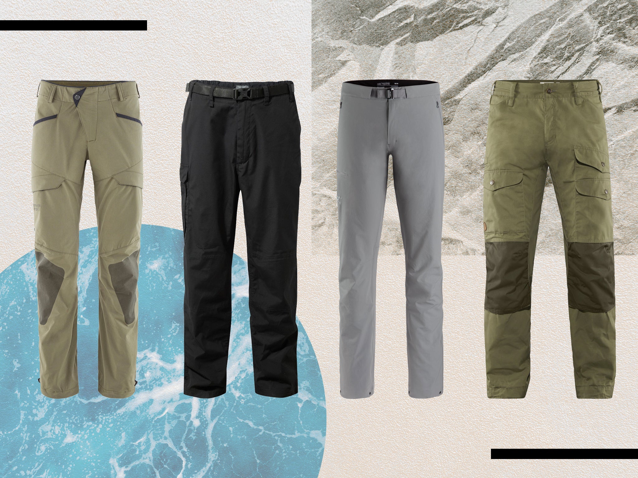 Waterproof walking 2024 pants mens